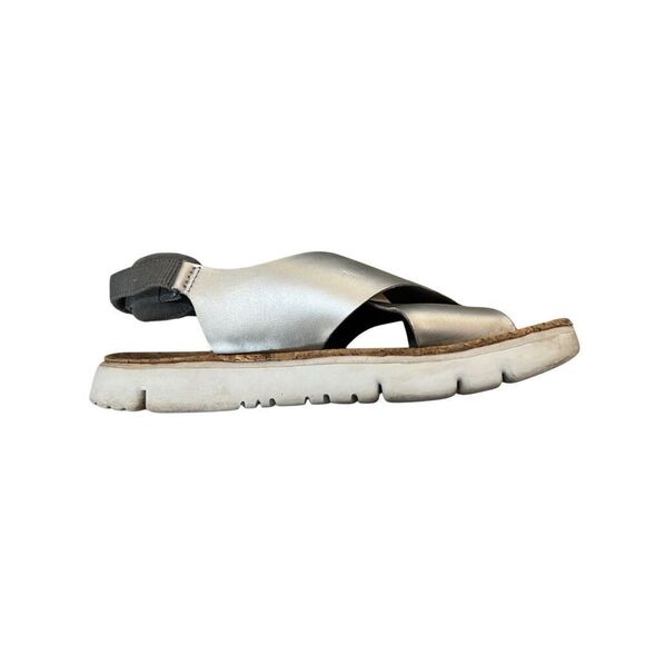 Camper Oruga Silver sandals sz 37 - Picture 2 of 7